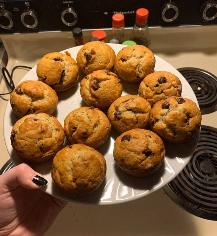 Weight Watchers Banana Chocolate Chip Muffins