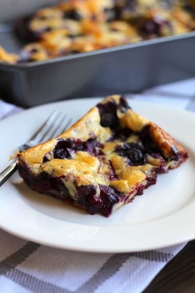 Blueberry Dutch Baby Bake