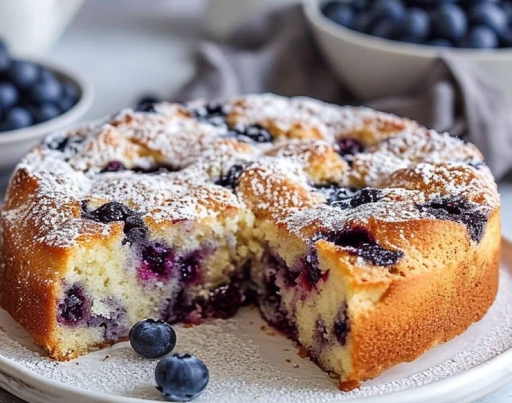 Blueberry Breakfast Cake: