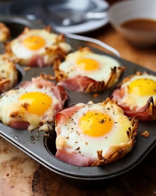 Ham and Egg Breakfast Cups Recipe