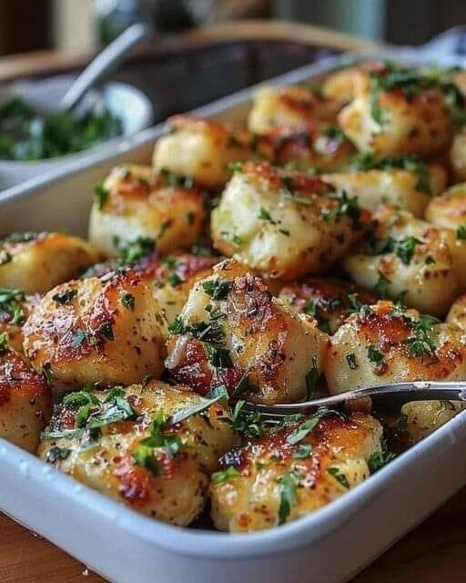 Keto Lemon & Garlic Chicken Bites