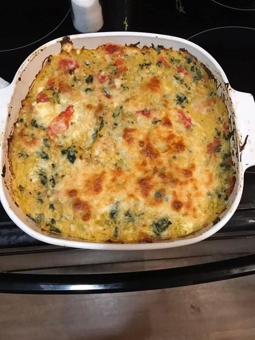 Creamy Spaghetti Squash with Ricotta and Spinach