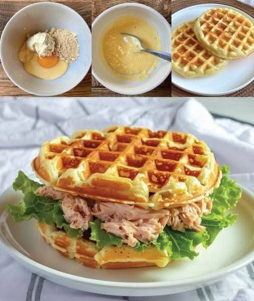 KETO Low Carb Chaffle Burger