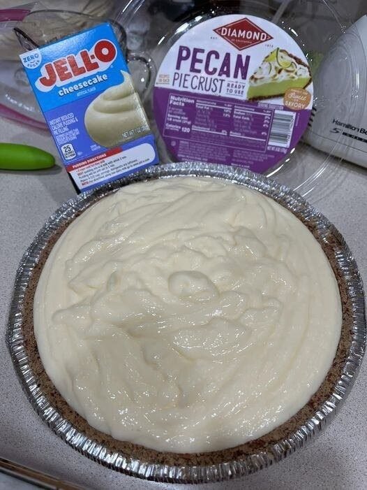 Zero Sugar Jello Cheesecake with Unsweetened Almond Milk