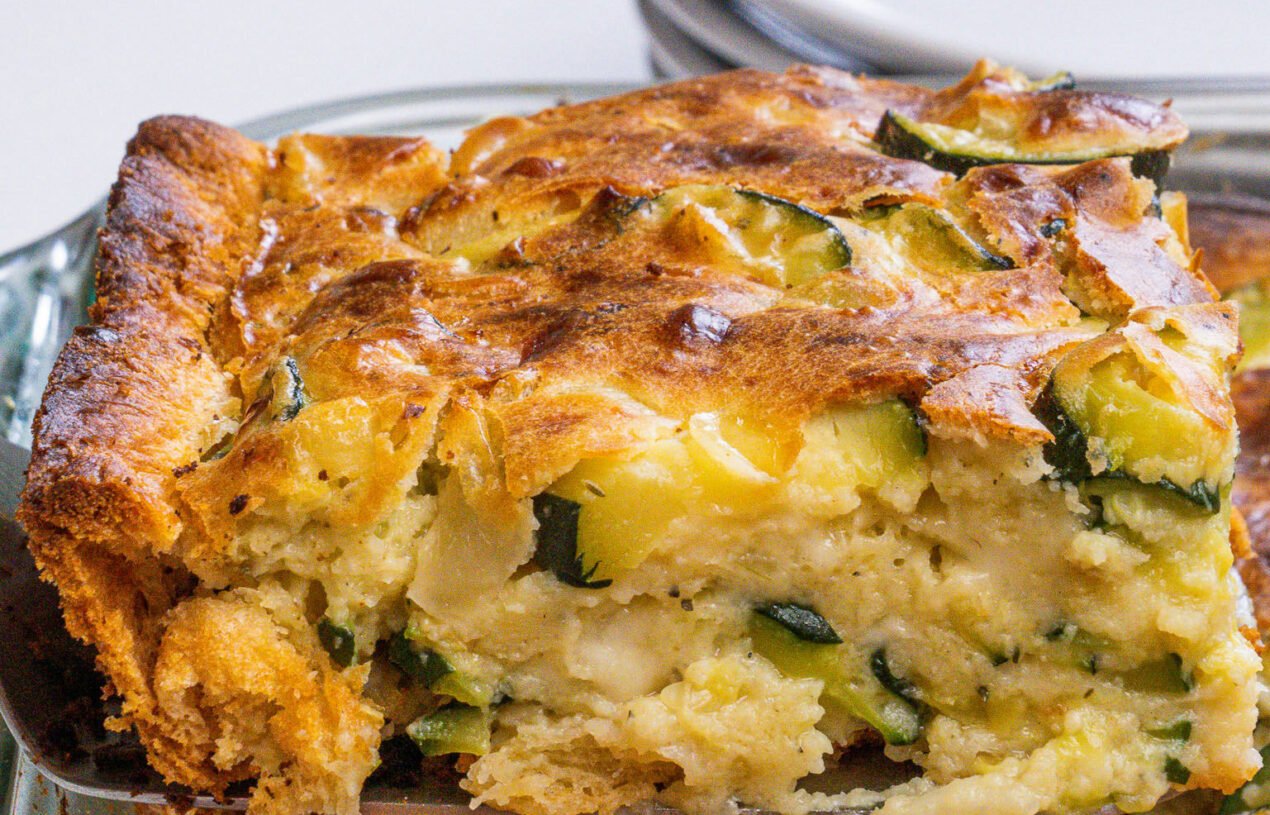 Keto Cheesy Zucchini Pie