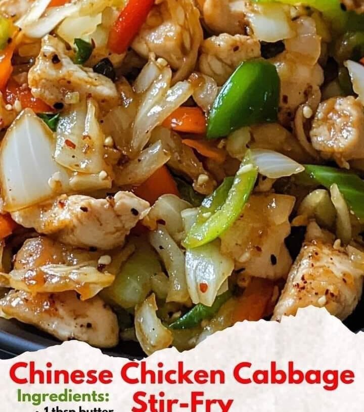 Chinese Chicken Cabbage Stir-Fry