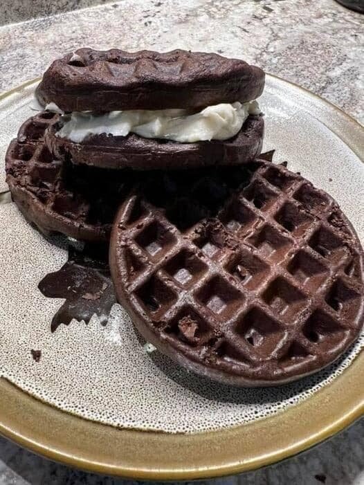 Weight Watchers Chocolate Waffle Sandwich