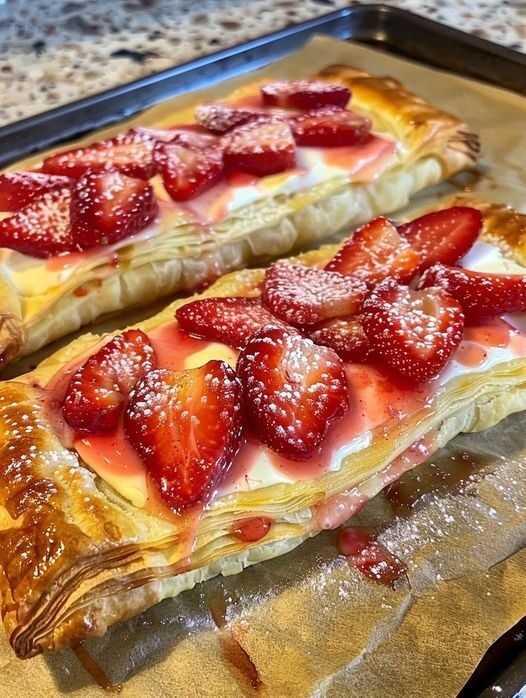 Keto Strawberry Cream Cheese Danish