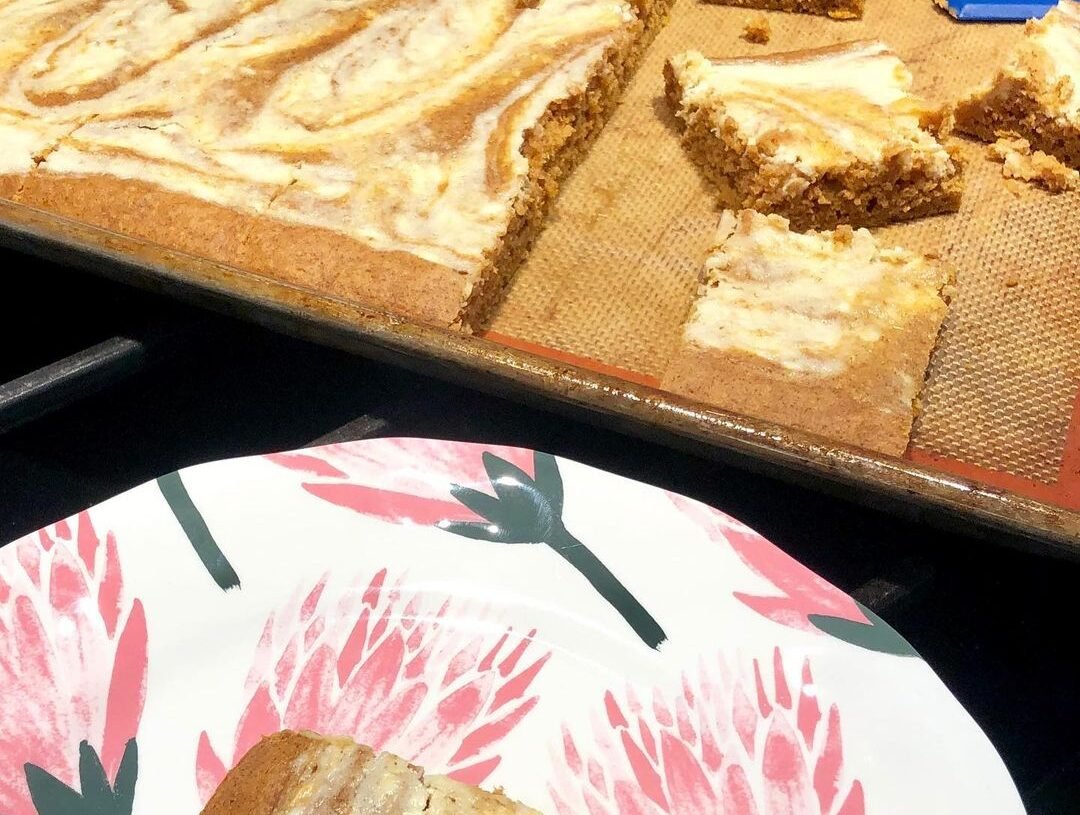 One Point Sheet Pan Pumpkin Bars