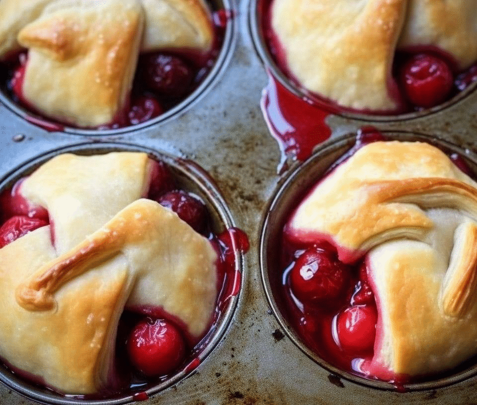 Keto Mixed Berry and Almond Mini Pies