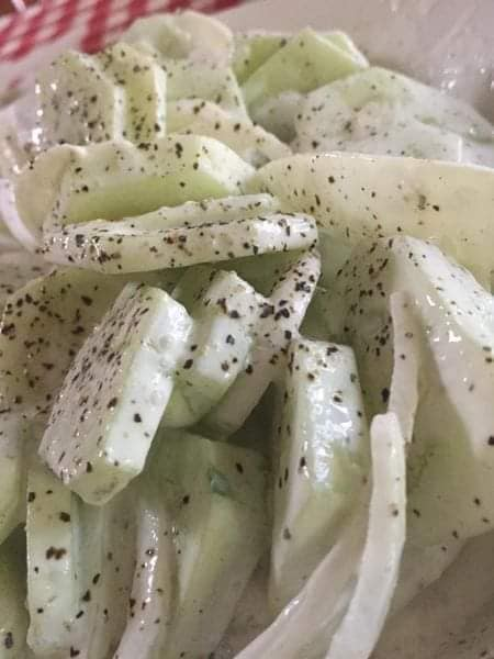 Sour Cream Cucumbers Recipe