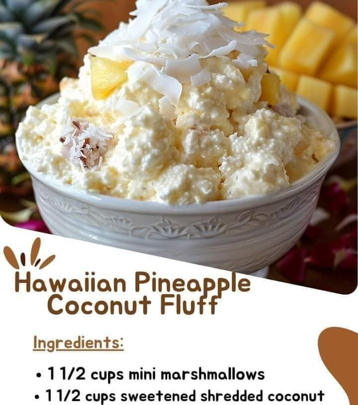 Hawaiian Pineapple Coconut Fluff