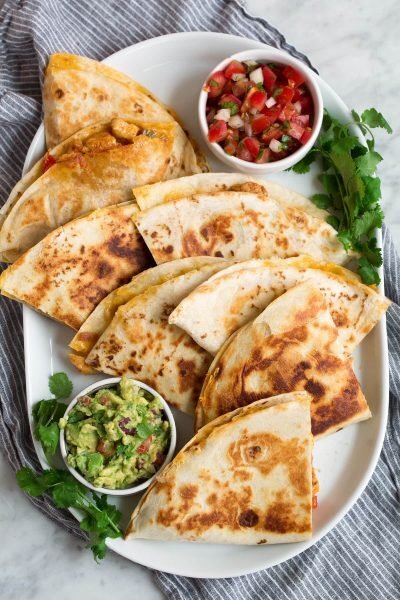 WW Easy Chicken Quesadillas