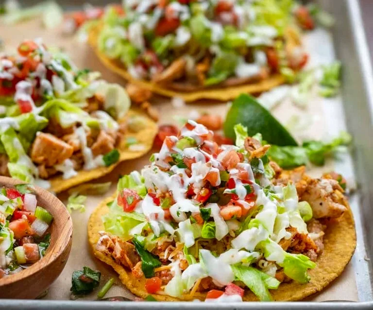 Chicken Tostadas Recipe