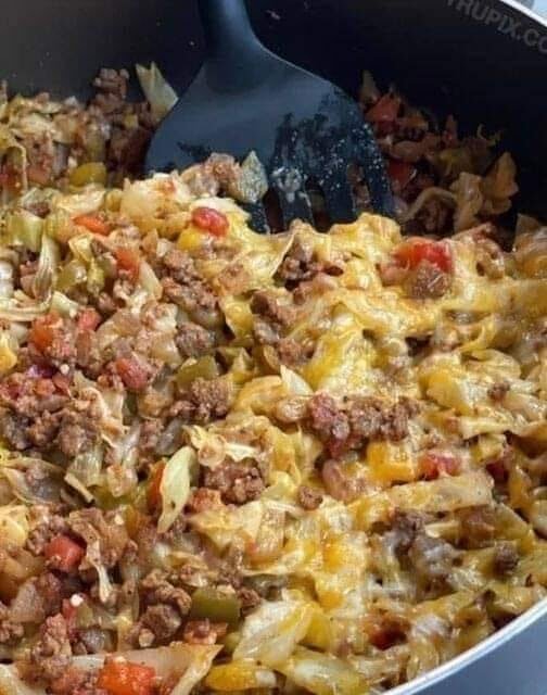 Cheesy Cabbage Casserole