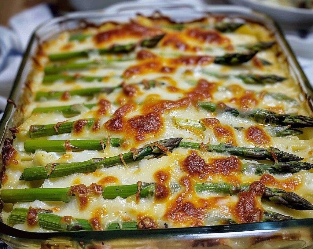 Cheesy Asparagus Casserole