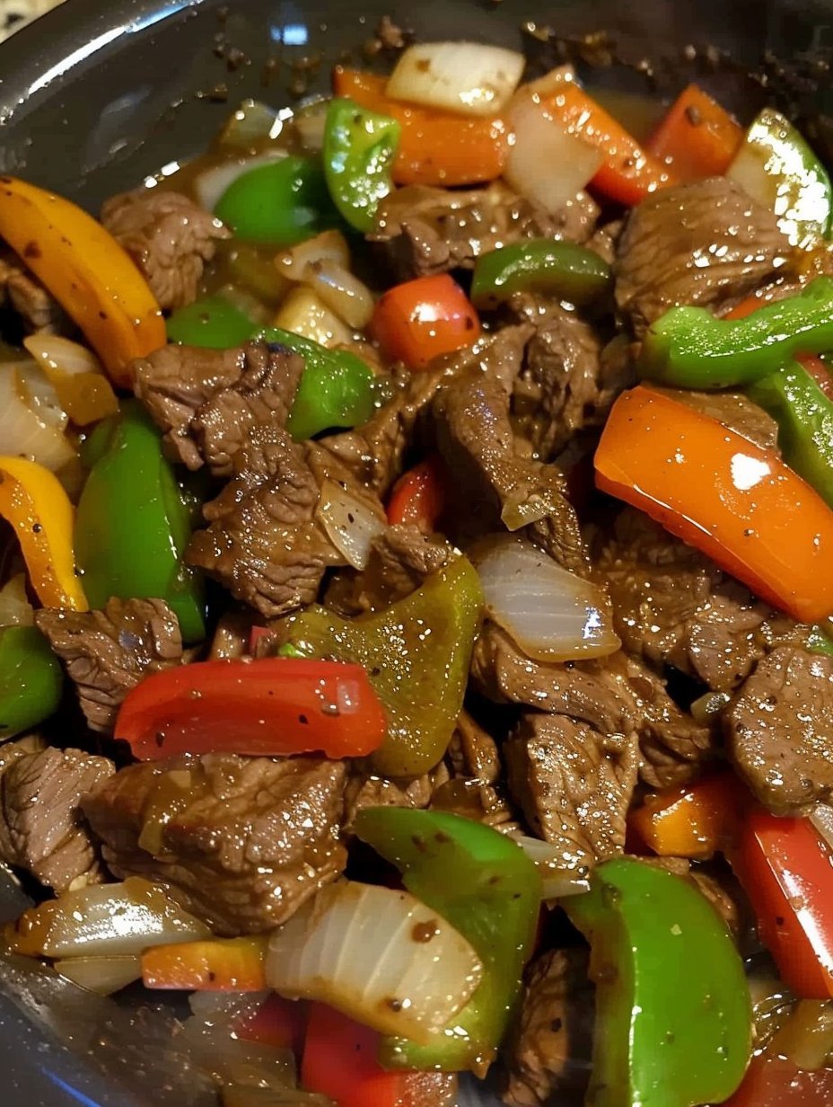 Keto Crock Pot Pepper Steak