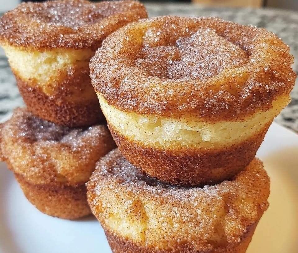 Keto Mini Cinnamon Sugar Muffins