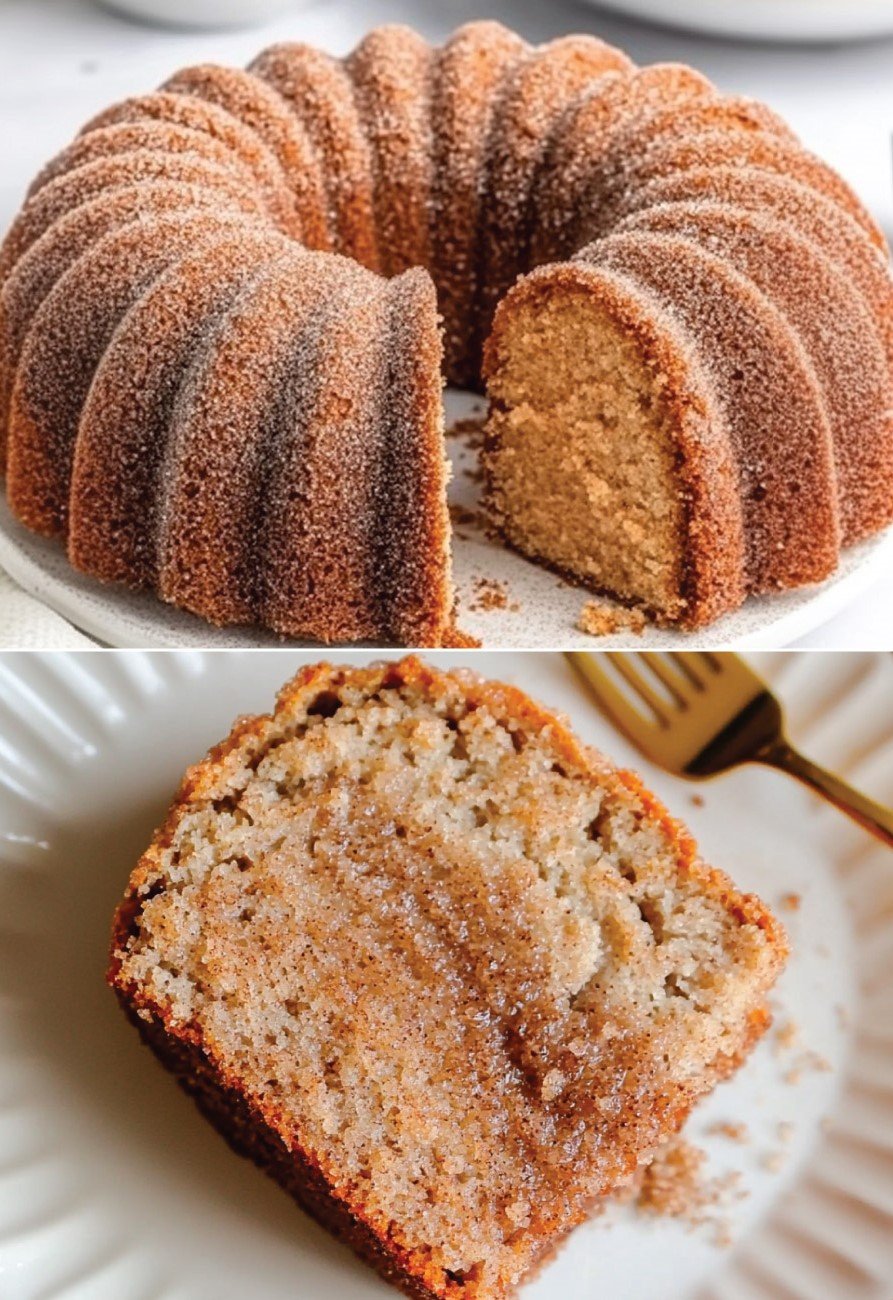 Vegan Apple Cider Donut Cake recipe!