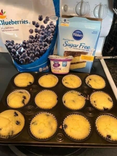 2 Point Weight Watchers Blueberry Muffins