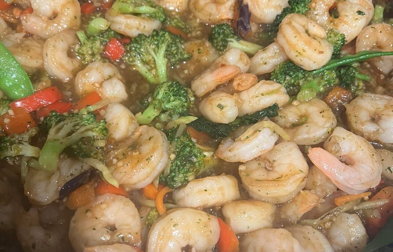 Weight Watchers Shrimp and Veggies Stir-Fry