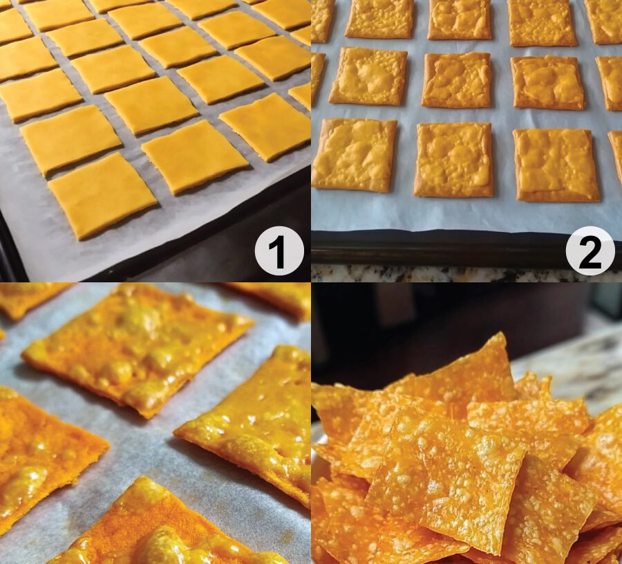 Keto cheese chips