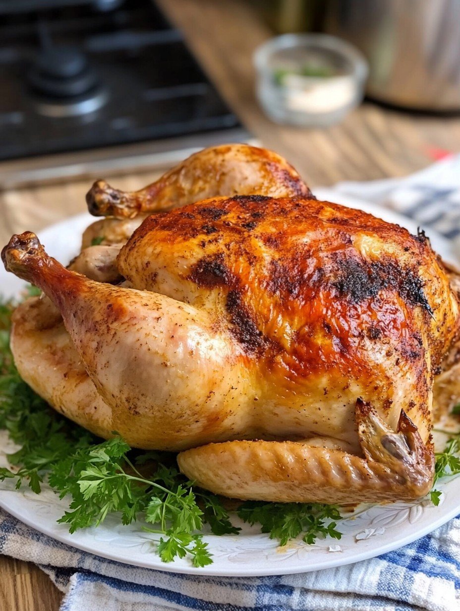 Instant Pot Roasted Whole Chicken