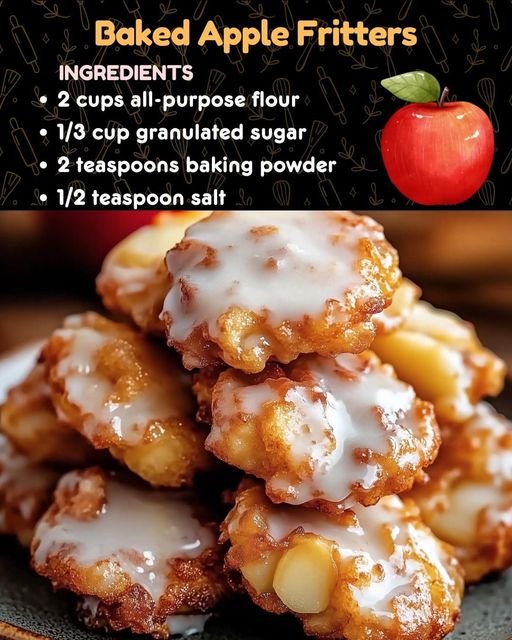 Baked Apple Fritters