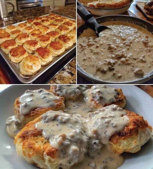 KETO BISCUITS AND GRAVY