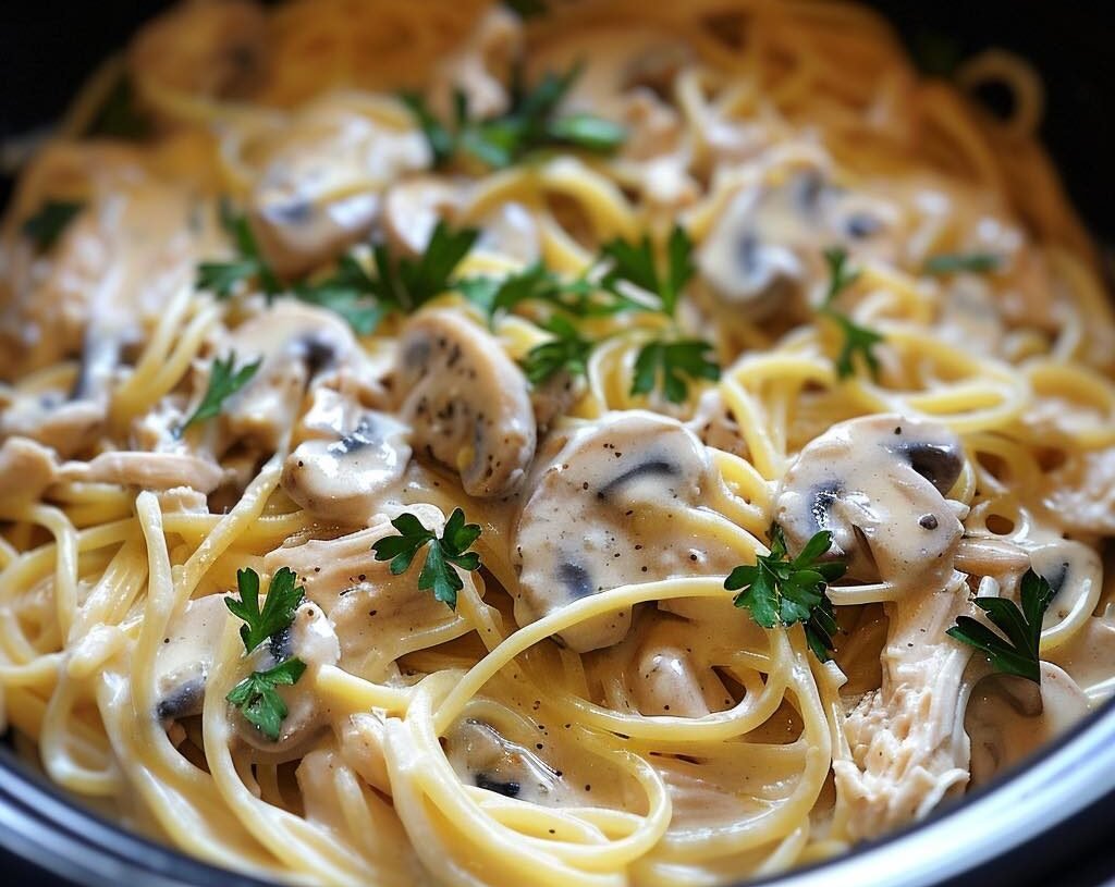 WW Slow Cooker Chicken Tetrazzini Recipe