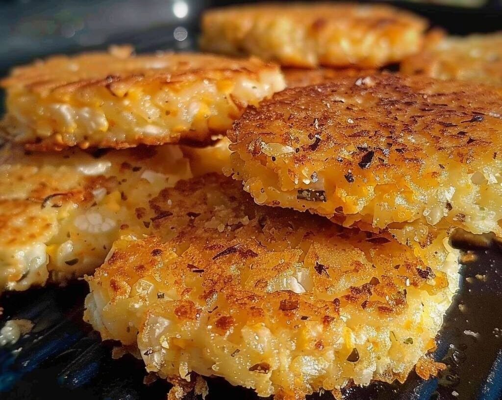 Cheesy Cauliflower Patties Recipe