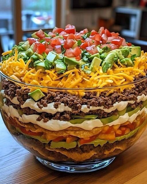 Seven-Layer Taco Salad: A Family Favorite