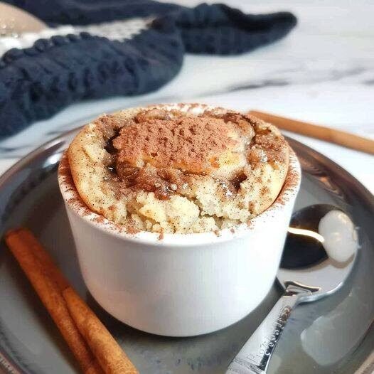 Keto Cinnamon Roll Mug Cake Recipe