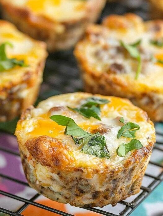 Turkey Sausage Mini Frittatas Recipe