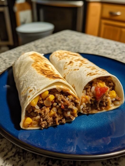 Jumbo Chili Con Carne Burritos Recipe