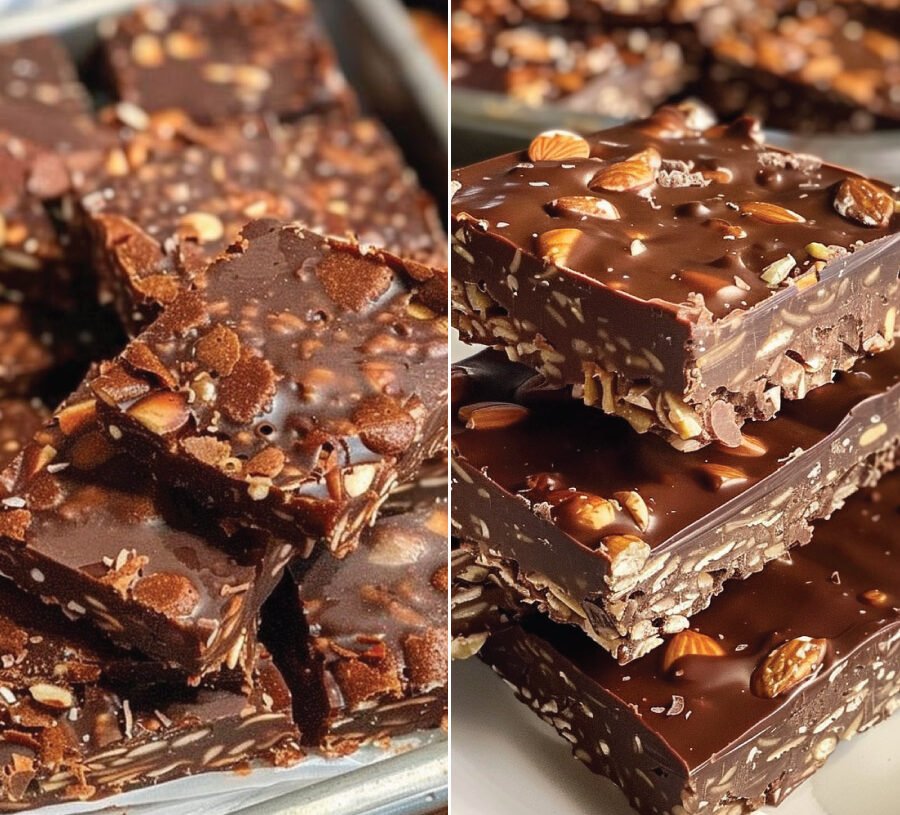 Keto Chocolate Crunch Bars