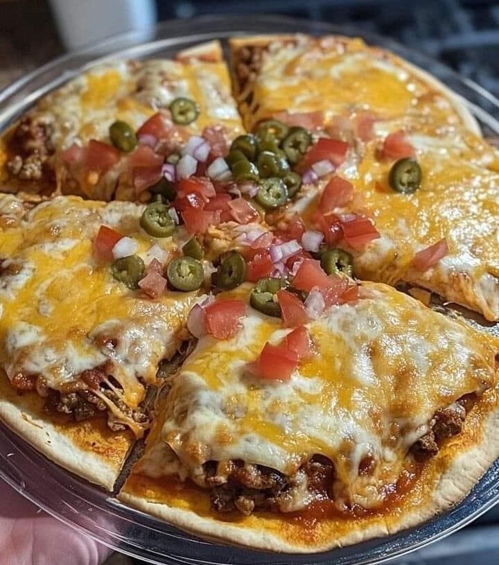 Homemade Mexican Pizza