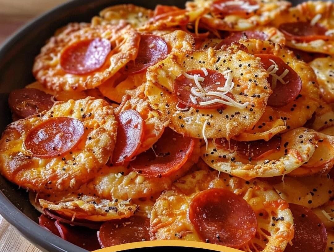 Pepperoni And Cheese Crisps