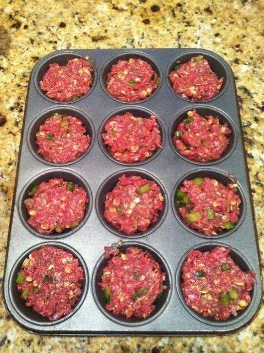 Keto Chicken Meatloaf Cups