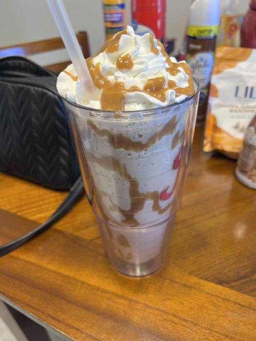 Keto Caramel Frappe