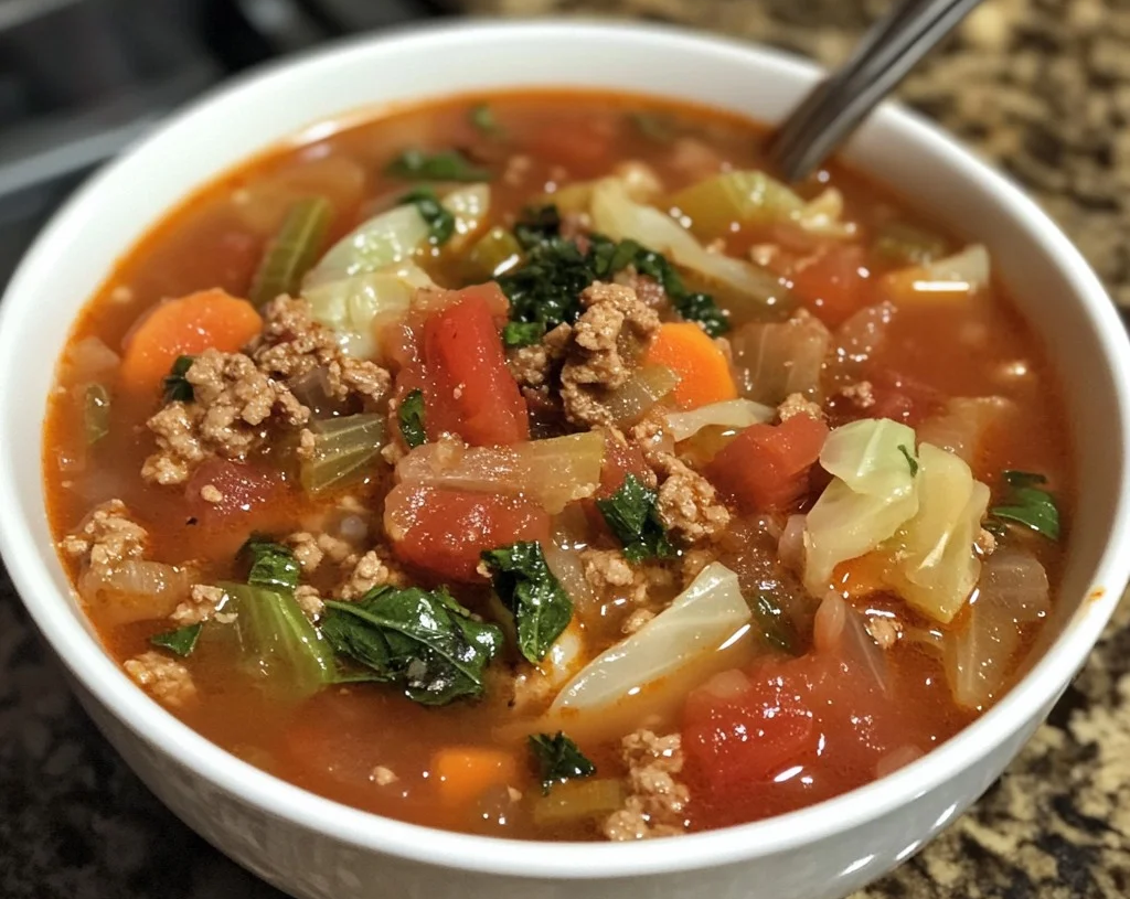 Keto Cabbage Roll Soup