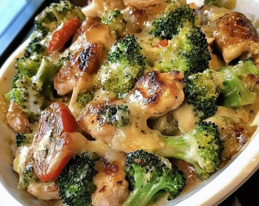 Keto Chicken and Broccoli Casserole
