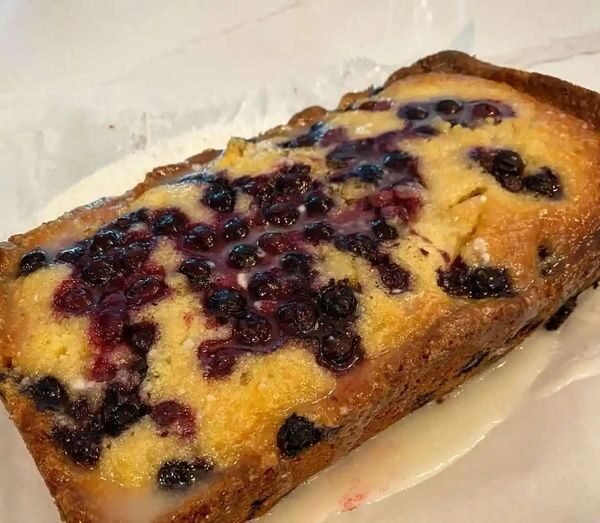 Lemon and Blueberry Syrup Cake