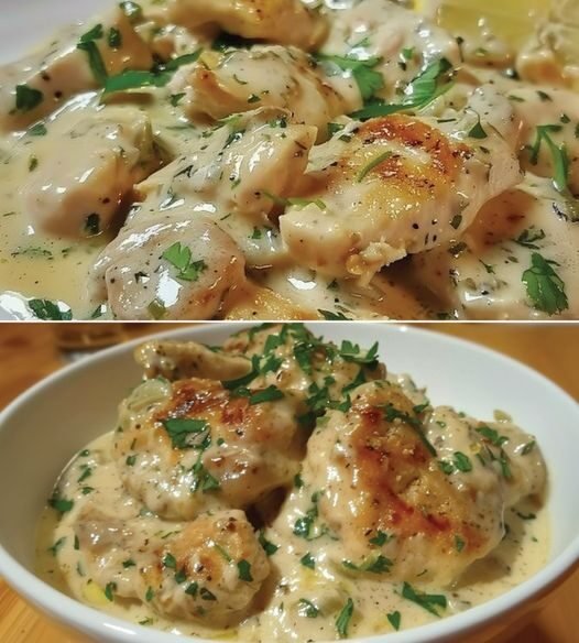 Keto Creamy Garlic Chicken Recipe