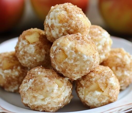 Cinnamon Apple Cottage Cheese Bites