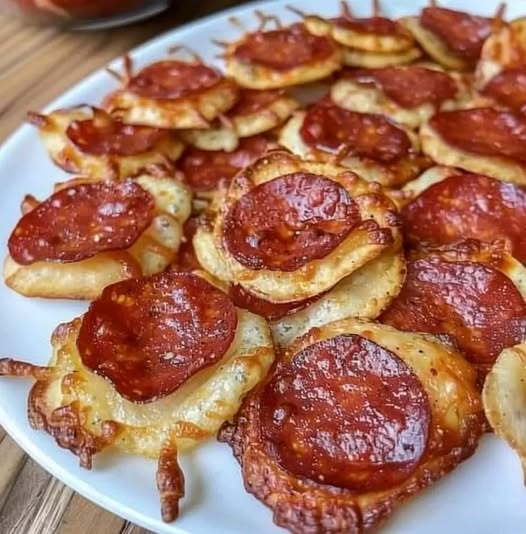 Home Made Pizza Chips.