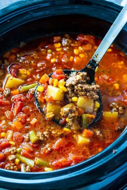 Crock Pot Cowboy Beans