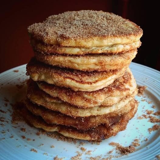 2-Point Churro Pancakes (Weight Watchers Friendly)