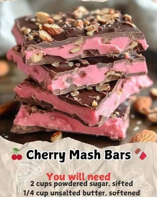 Cherry Mash Bars Recipe