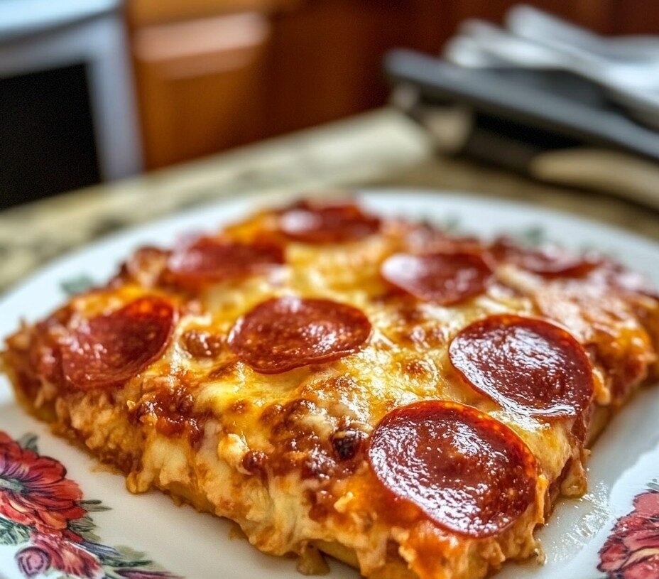 Pepperoni Pizza Casserole